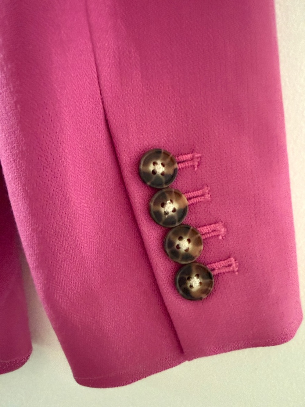 J. Crew Vibrant Pink Single-Button Blazer - Picture 3 of 4